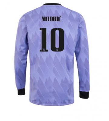 Real Madrid Luka Modric #10 Bortedrakt 2022-23 Langermet